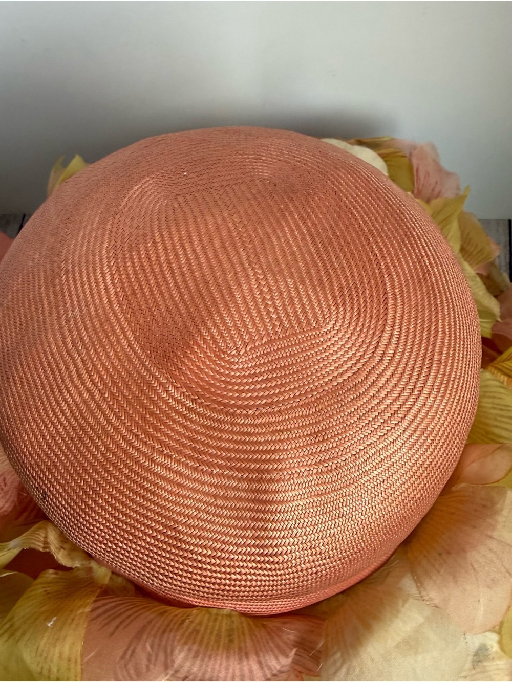 CHRISTIAN DIOR Vintage 60’s Chapeaux Straw Floral Hat - Picture 5 of 8